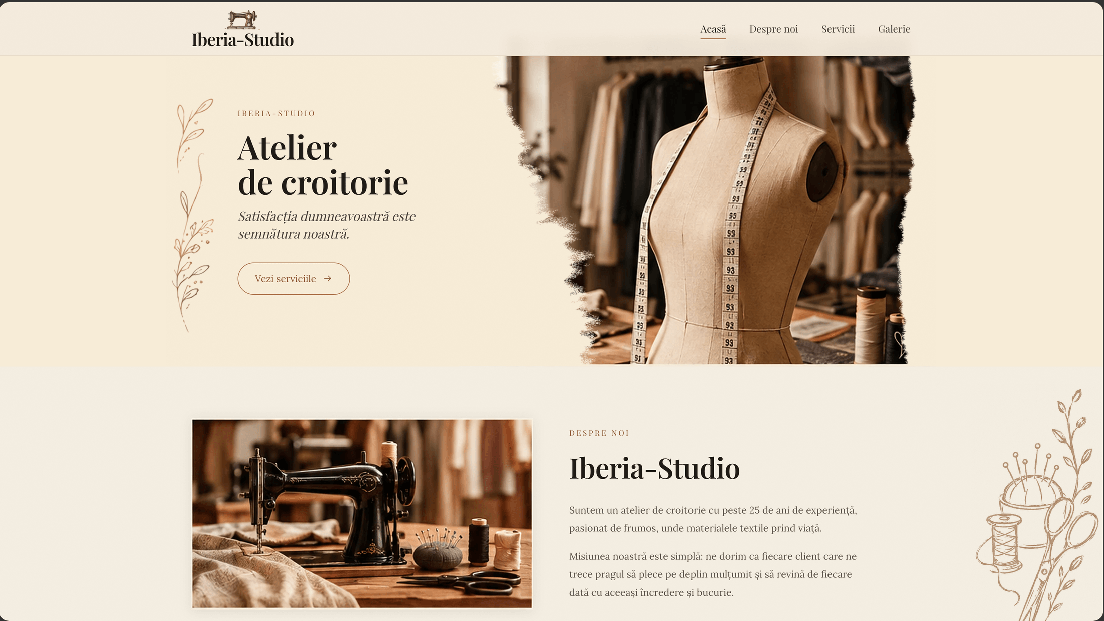 Iberia-Studio website screenshot
